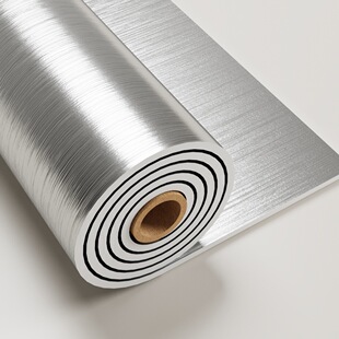 金属膜贴纸自粘电梯门轿厢内改色翻新冰箱装饰银色拉丝不锈钢贴膜