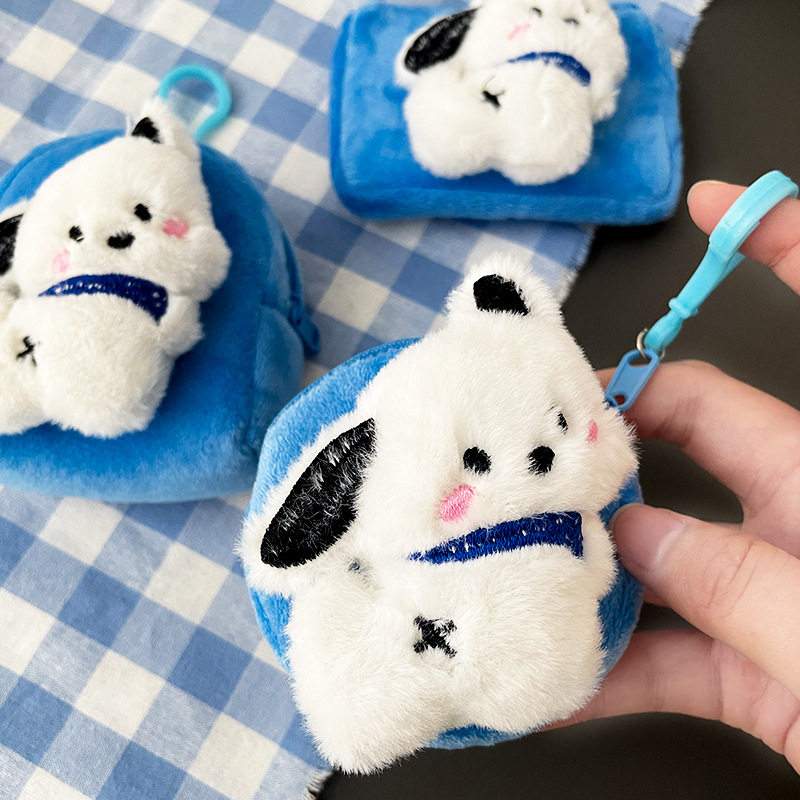 可爱零钱包耳机收纳包可悬挂式钥匙扣书包挂件闺蜜情侣小礼物