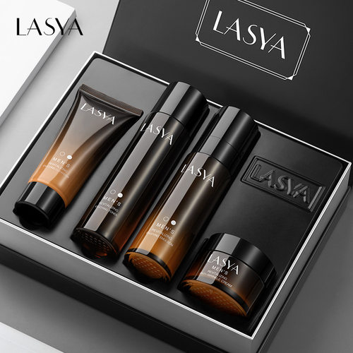 LASYA韩美素男士多效焕能四件套滋润保湿清爽控油补水保湿可