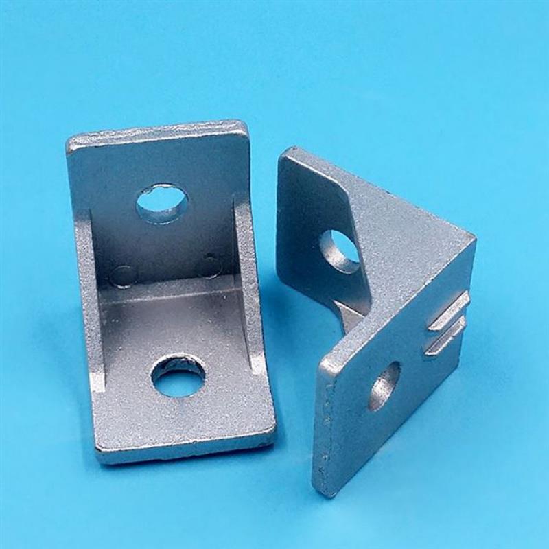 角件标3040303p0型材欧铝连接工业角角铝专用压铸件码件圆孔