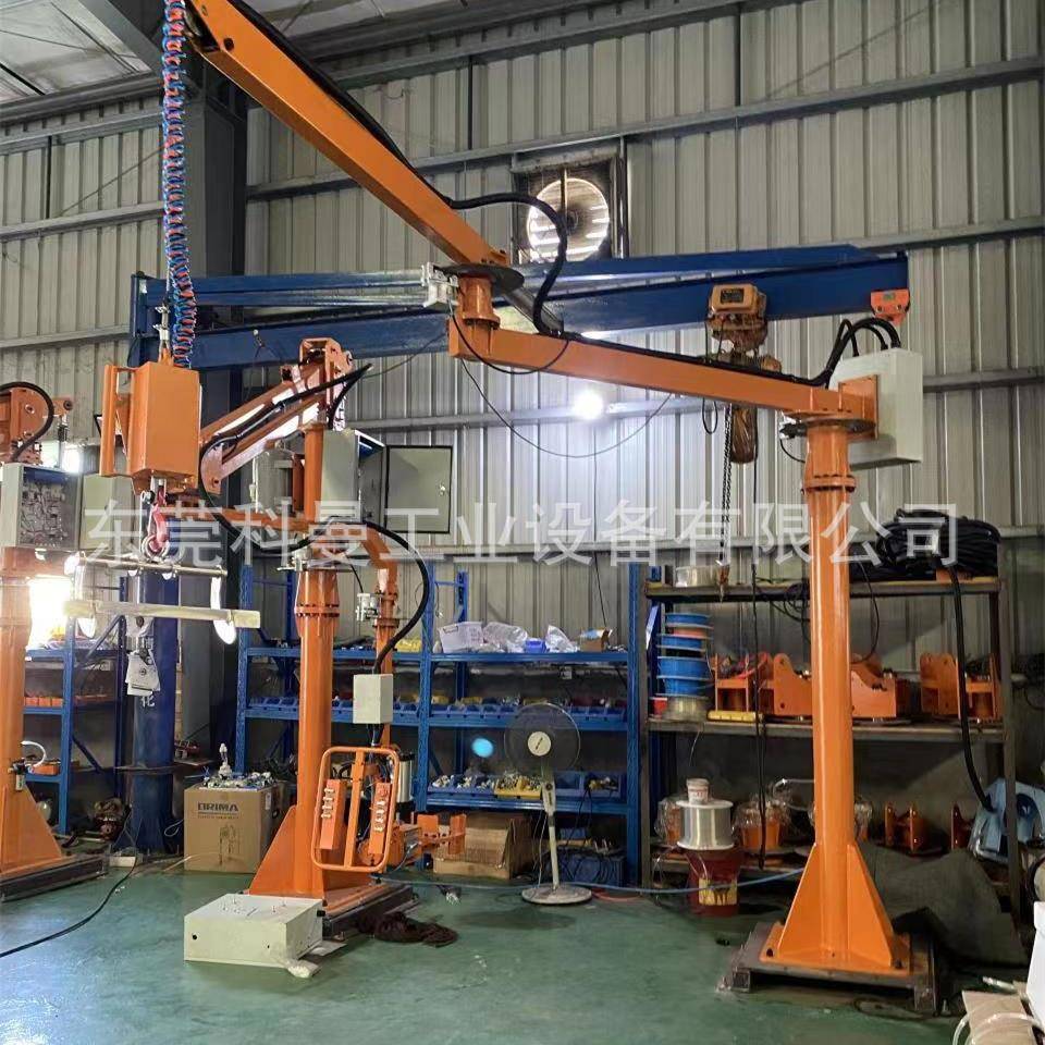 软索式助力臂机械手铁芯铸造件搬运省力自动悬浮移动折臂式吊具