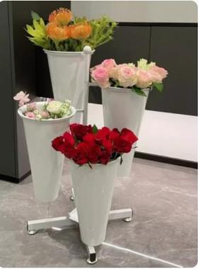 大号花店架多层花花架花店货铁艺花05272架鲜花货架花店桶展示架