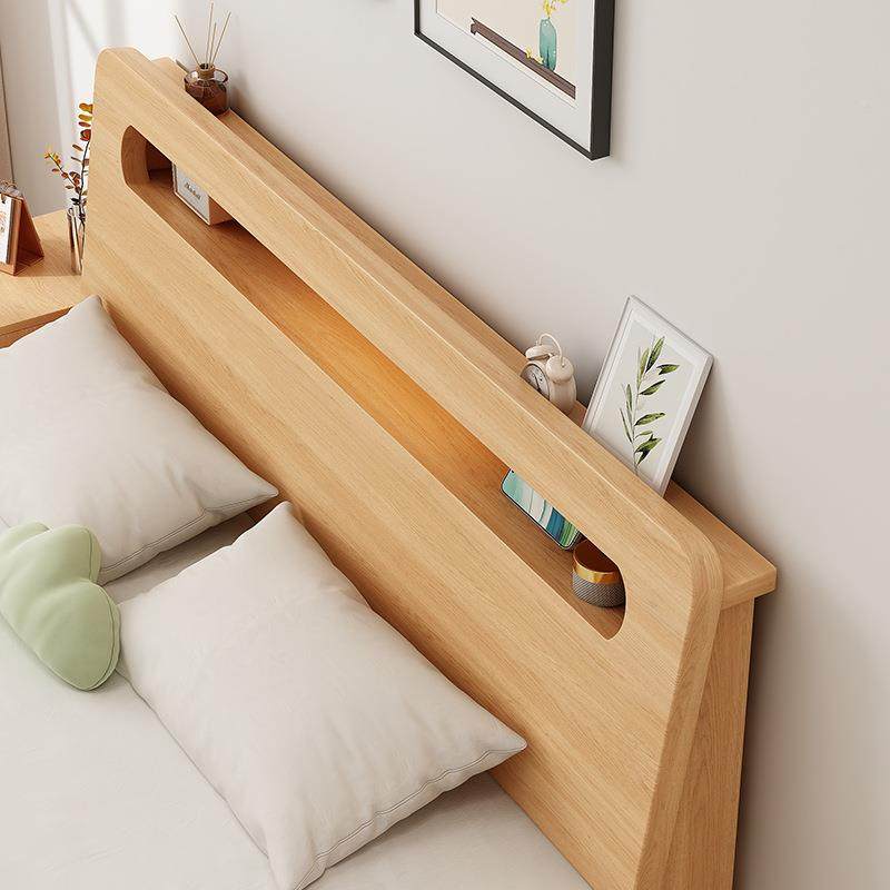 实床现代简约1.8米床主卧架经济型租房用1.2单人木出1.5米C921双,住宅家具,实木床,淘宝优惠券,粉丝福利购,淘宝优惠卷