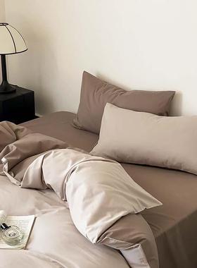 秋冬加XS241016厚糯磨毛100S纯棉四软件套保裸睡全套棉床单被罩暖