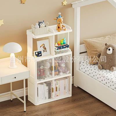 守一2025新收款多层NDN书柜多奶油风客书房整理厅功能落地透明纳