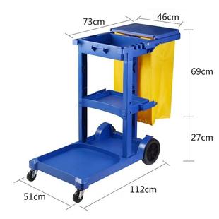 云清白功洁车保洁车XKW多能手推车生酒店客房专用工具车物业布草