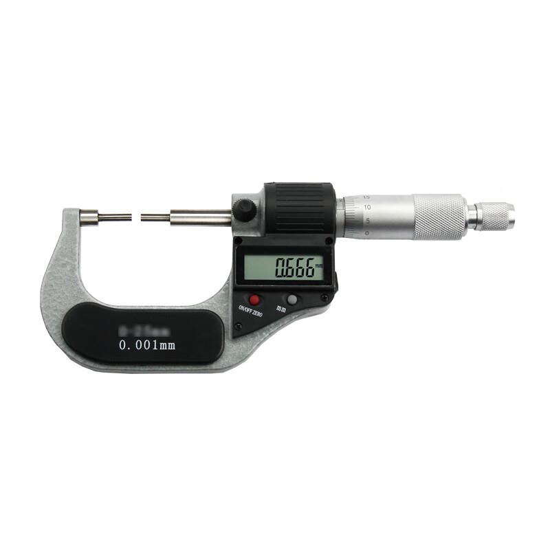 广陆UFS数显花1键千分尺2键m14-52（长10m）