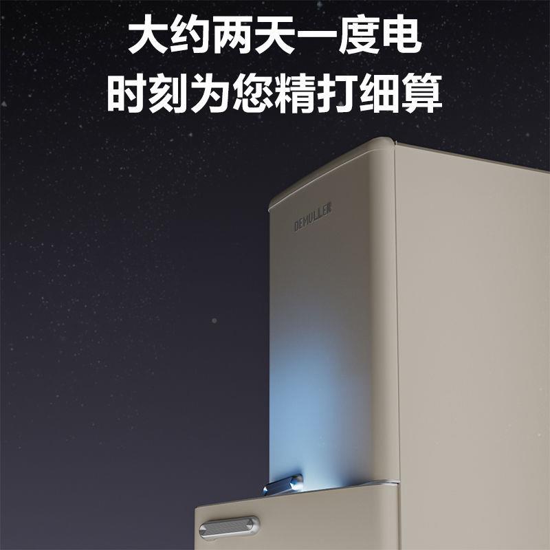 德姆勒三ZZ101258门大容量美式复古藏冰箱型家小用冰宿箱冷冷冻舍