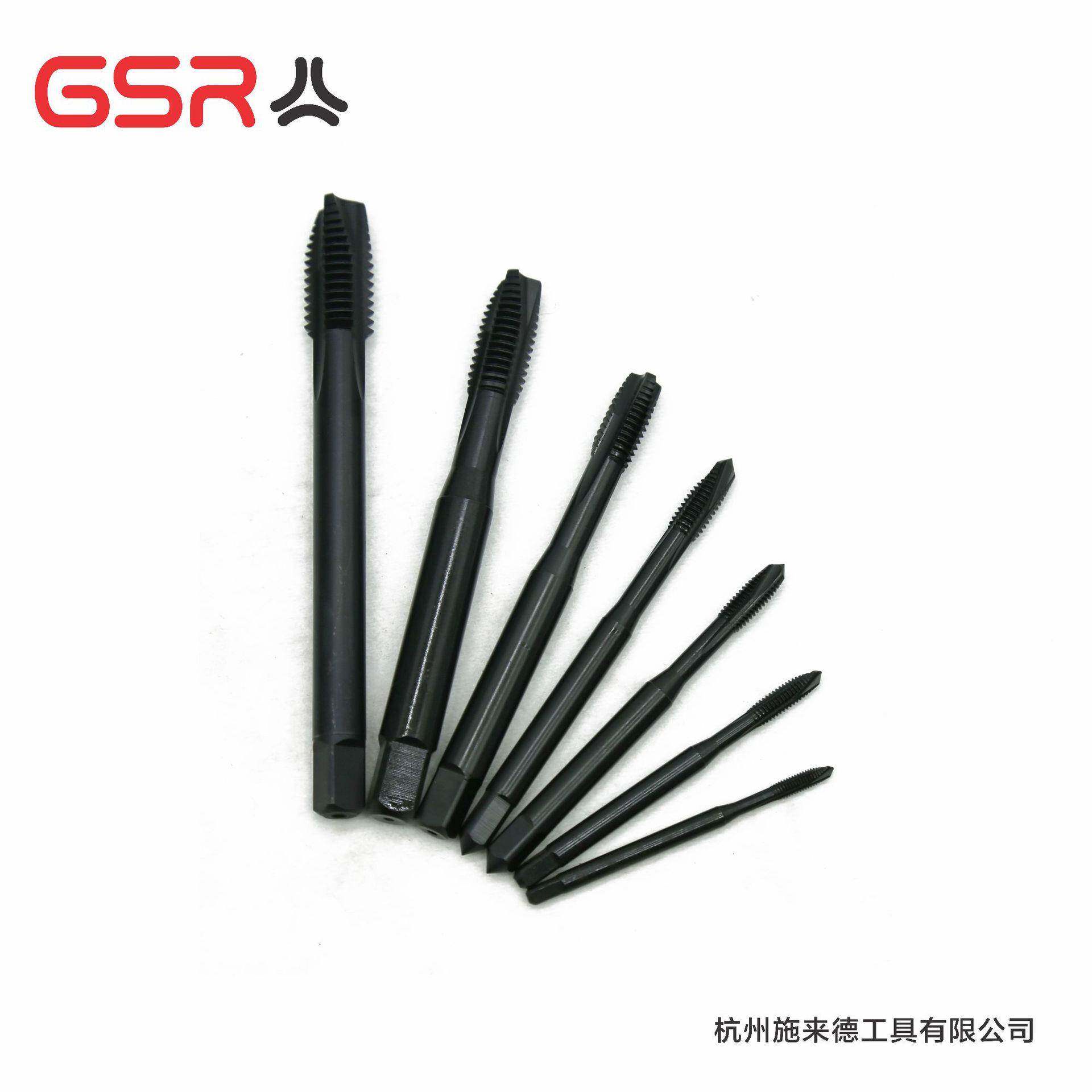 7支先机氮丝锥DPZ组套螺尖DIN371/DI用N376全磨化含钴高端速钢