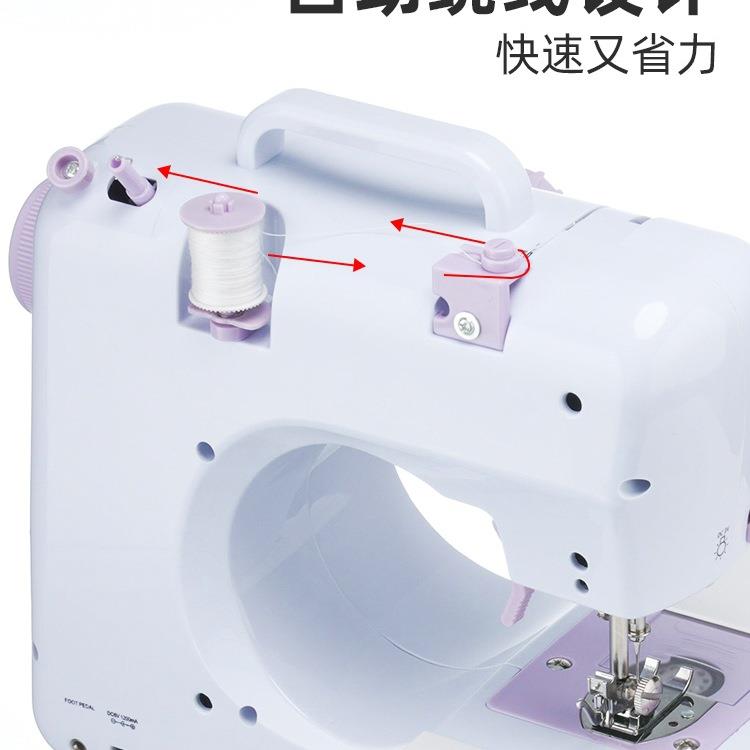 缝纫机自家用小型全动多电动吃功厚台式迷你针线KLC机能锁边机