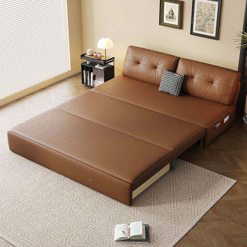 式复沙古小户型折叠沙发床法两用家用sxs6J8TM客厅功阳台书房猫抓