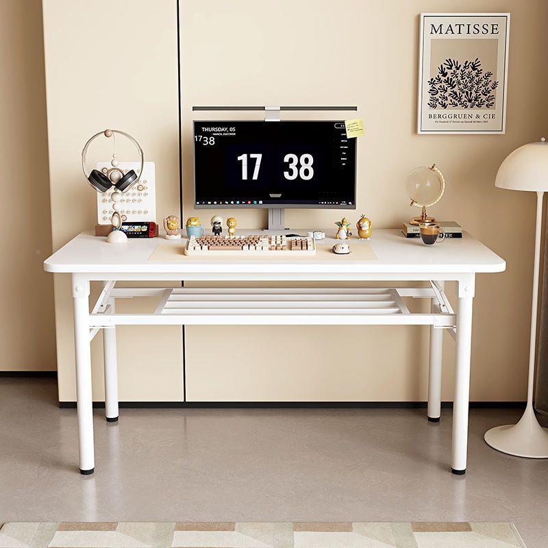 现货折叠桌子电脑桌简易餐房桌租屋租家折用免安装叠ORM出桌学习