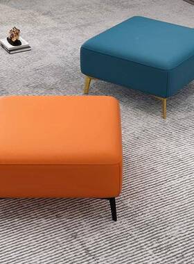 家KKZ用沙发发凳沙发正方形沙小可做棋牌室沙发脚踏延长拼接方单