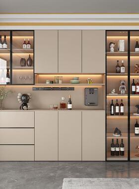 实木餐边柜靠墙房功能体柜多餐W5K6988M厅厨简约现代可定收纳柜一