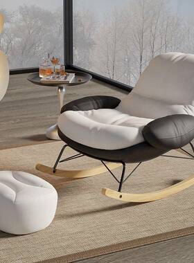 摇椅躺椅大人客jls6S86T计摇阳台家用懒人蛋壳摇休闲设师单人厅沙