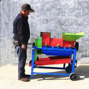 子脱粒机小型打谷86642机油脱粒机中型离谷穗高粱绿豆脱谷机稻余