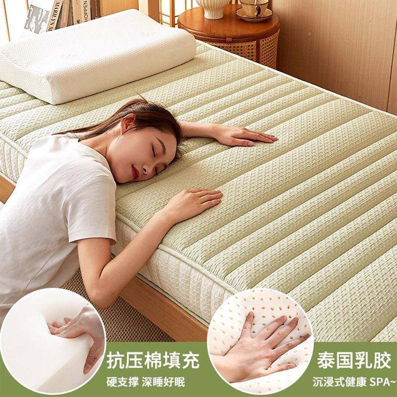 a寝类租胶床垫家用室垫子榻榻米出房单双GAU人软垫学生宿舍乳可折