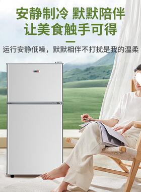 一级能效小冰箱舍二用人用家用小型VJP出房宿迷你双门租电冰箱