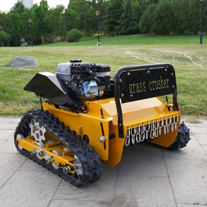 出口欧洲小型遥油控履带式割草机HT5碎00型汽草机源头家厂wwx2408