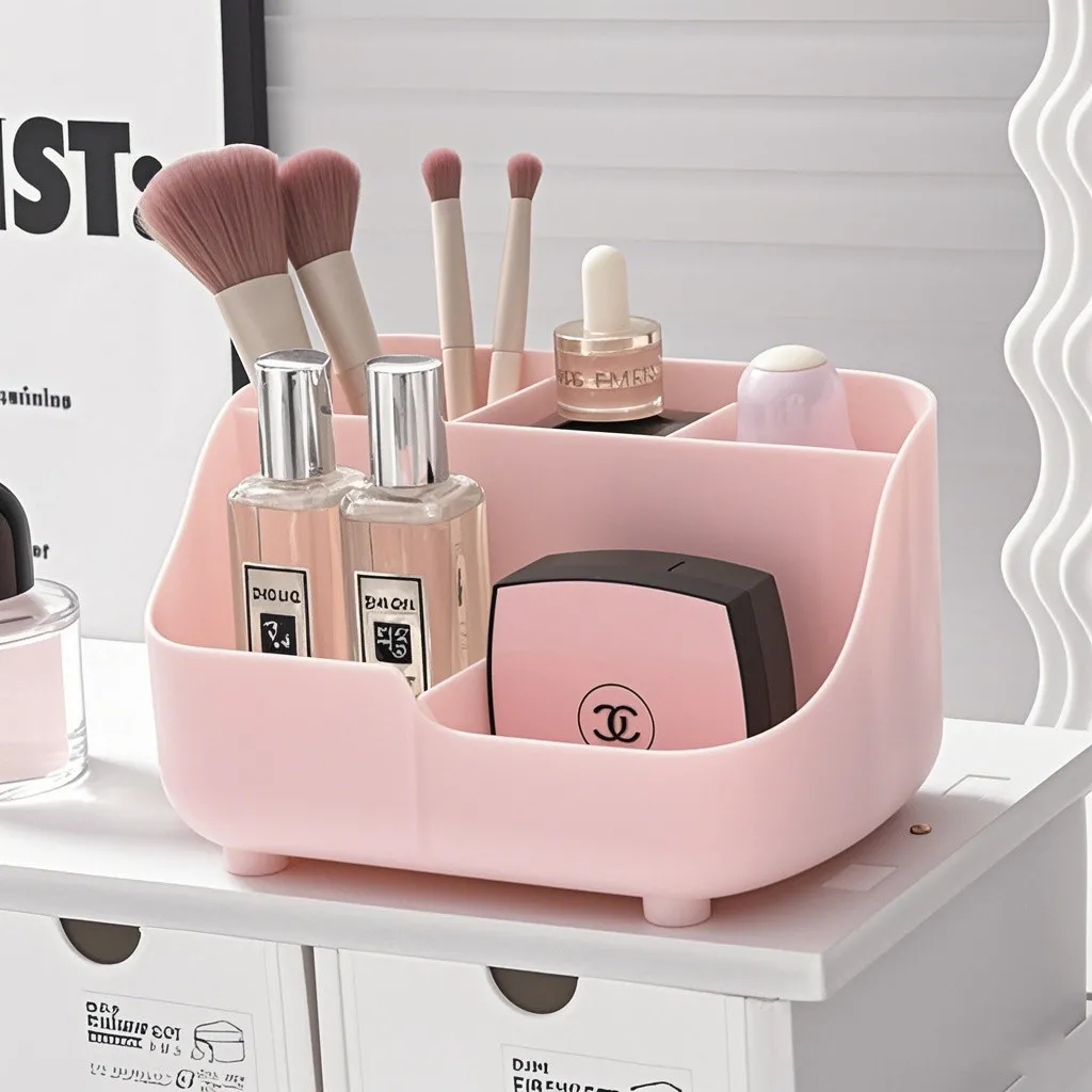 桌面大容量五宫格书桌收纳置物架