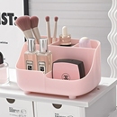 桌面大容量宿舍化妆品桌面收纳盒儿童学生书桌五宫格笔筒置物架