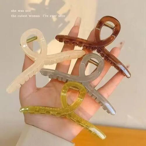 网红果冻交叉中号亚克力抓夹