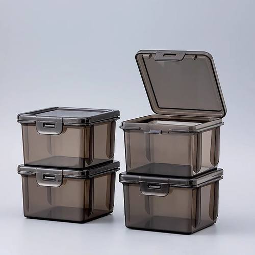 透明收纳盒多功能桌面整理盒