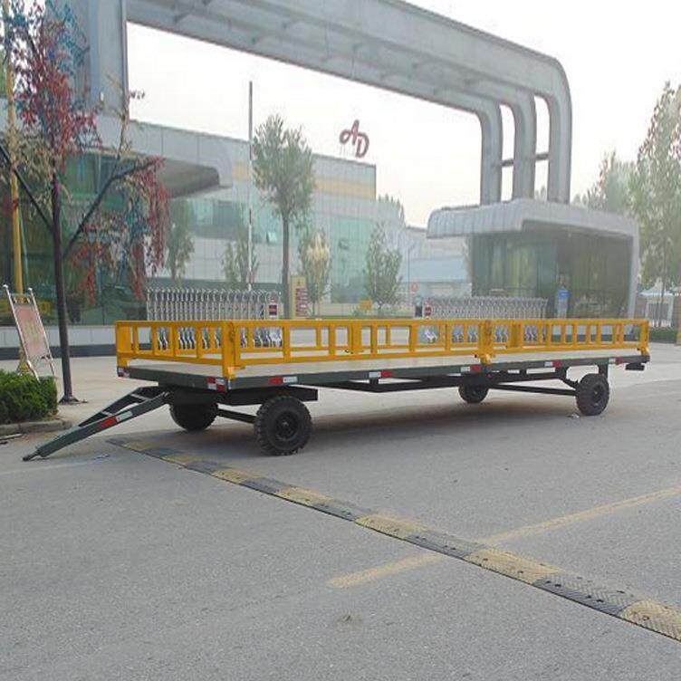 5吨围栏拖车箱笼平板拖车工业拖车配件厂家厂家供应