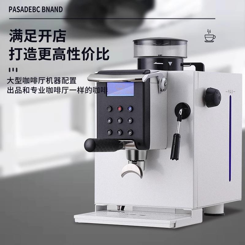 3099A咖啡机商用意式半自动小型家用小刚炮系列研磨一体机