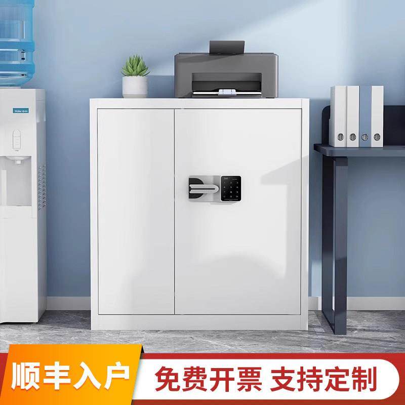 保密柜电子密码指纹锁铁皮文件柜矮柜保险柜办公室资料档案储物柜