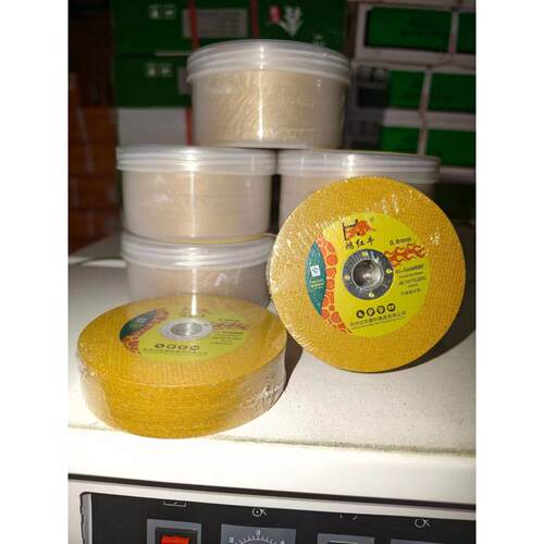 鸿红牛超薄0.8切割片100角磨机片107磨光机片不锈钢超薄双网树脂