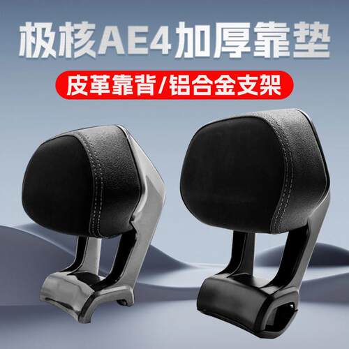 极核电动车后靠背AE4/AE4se/AE4max/AE5iPro靠垫腰靠配件改装件