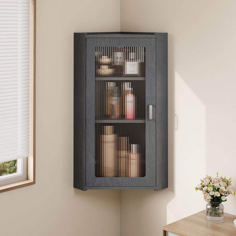 浴室化妆室壁挂置物架墙转角收纳防水收纳柜厕所洗漱台墙上壁柜