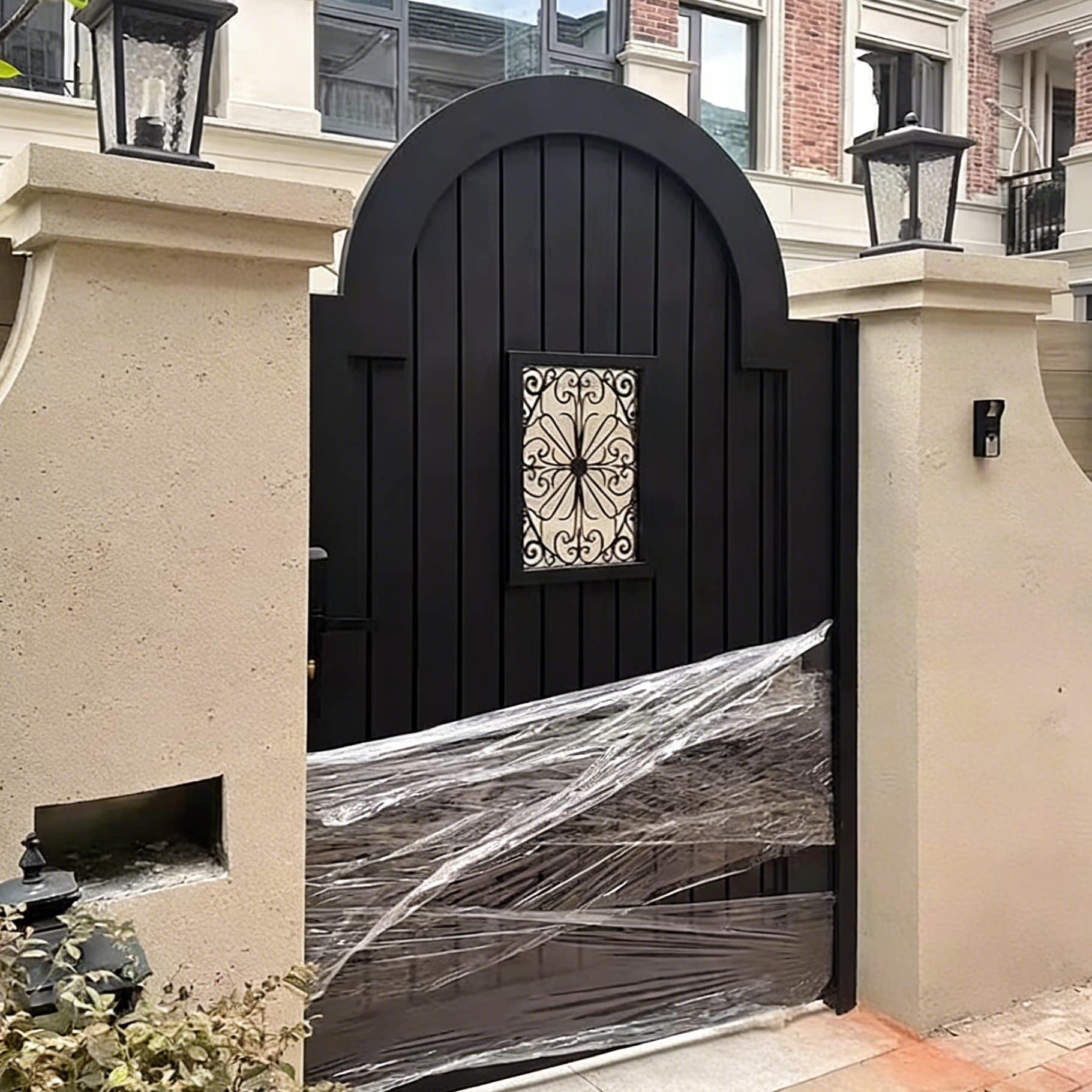 铝合金不锈钢铁艺庭院门别墅门农村自建房大门入户门花园门庄园门