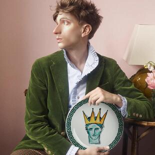 意大利Ginori 1735海神之旅盘陶瓷装饰摆饰碟客厅卧室背景墙挂盘