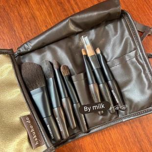 清库存 白凤堂迷你化妆刷动物毛便携旅行套装腮红刷眼影刷7支套装