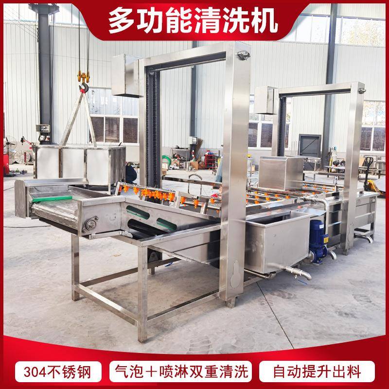 高压喷淋蔬菜清洗机可循环水清洗机全自动金桔圣女果果蔬清洗机