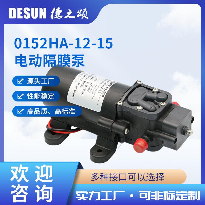 定制扬程打水泵12V喷雾器自吸水泵小体积微型直流自吸水泵