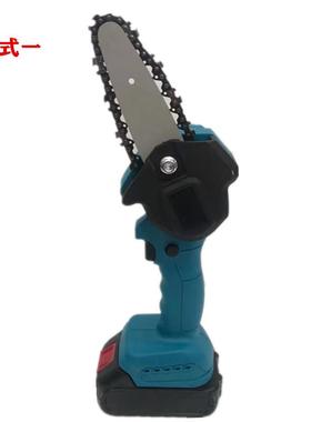 无刷锂电迷4寸寸电链锯充电6式伐砍DCG树家你用小型手持手提电木