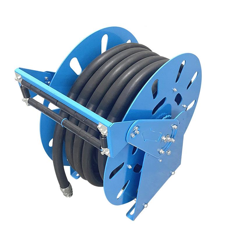 6分1寸.XLK5寸21寸油管管气管卷管器水卷盘绞盘收管器自动收油缩