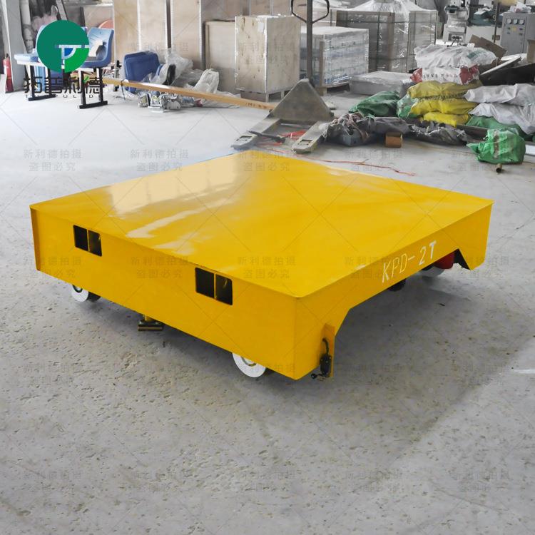 立体仓储运备输设2车吨RGV轨道无动力重搬运平载车无动383力平板