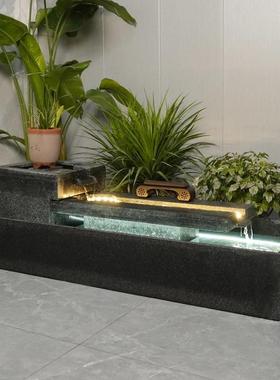 假山泉庭院流水景成CXP品鱼池水系阳台公司观环流水造循景摆喷垒