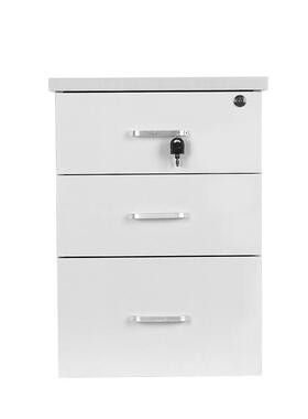 a三层文件柜木质办室公储物柜抽式4带锁资料档案矮柜UQL床头屉柜