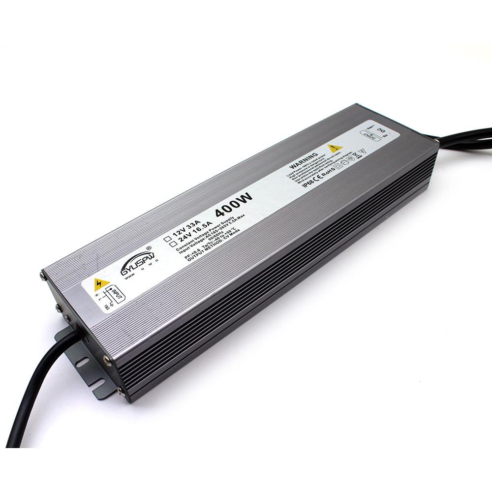 LED景观亮化工程DC12V防水电源12V400W灯条模组户外IP67直流电源