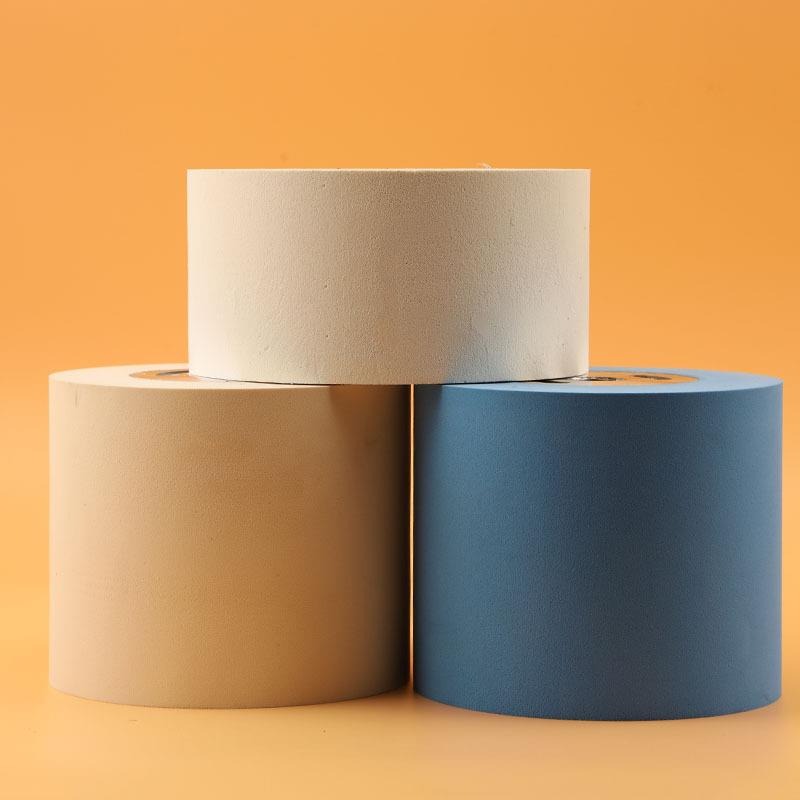 SZV乳胶海棉轮滚筒海砂布轮滚绵筒木套器砂筒带海棉抛光轮砂美景