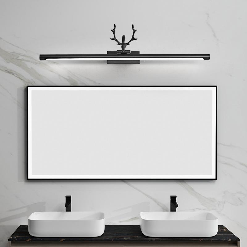 式全铜梳妆台镜前灯轻浴奢复全铜镜前古走室led镜子灯美极简廊挂