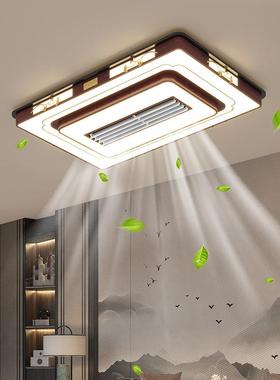 新中智客厅吸式顶创意能隐形无叶风扇灯65548灯卧室餐厅房间电扇