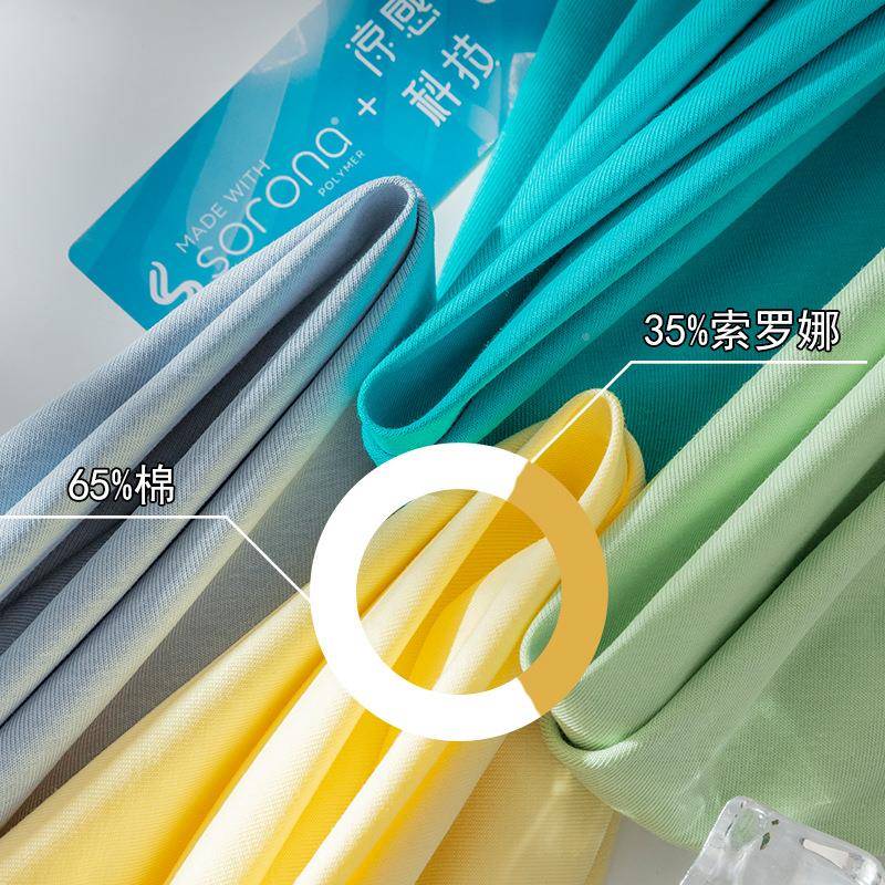 180凉平感索罗娜纹汗布21S春凉感T恤面料有夏吊牌针DOF织汗克布现