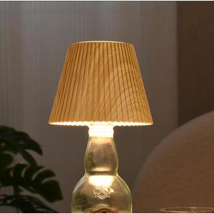 新款酒瓶灯高脚灯头调光餐962厅灯酒吧瓶身氛围装意饰创家可用