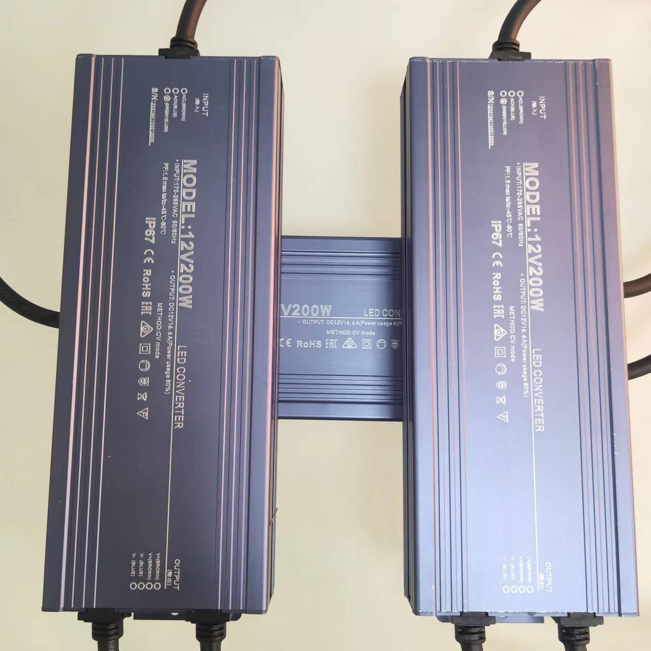 LED防水开关电源12v60W防水恒压电源200w防水电源
